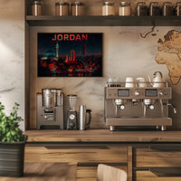 Jordan A Nighttime Cityscape Poster
