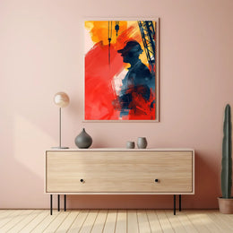 Vintage Parisian Landmark Art Poster