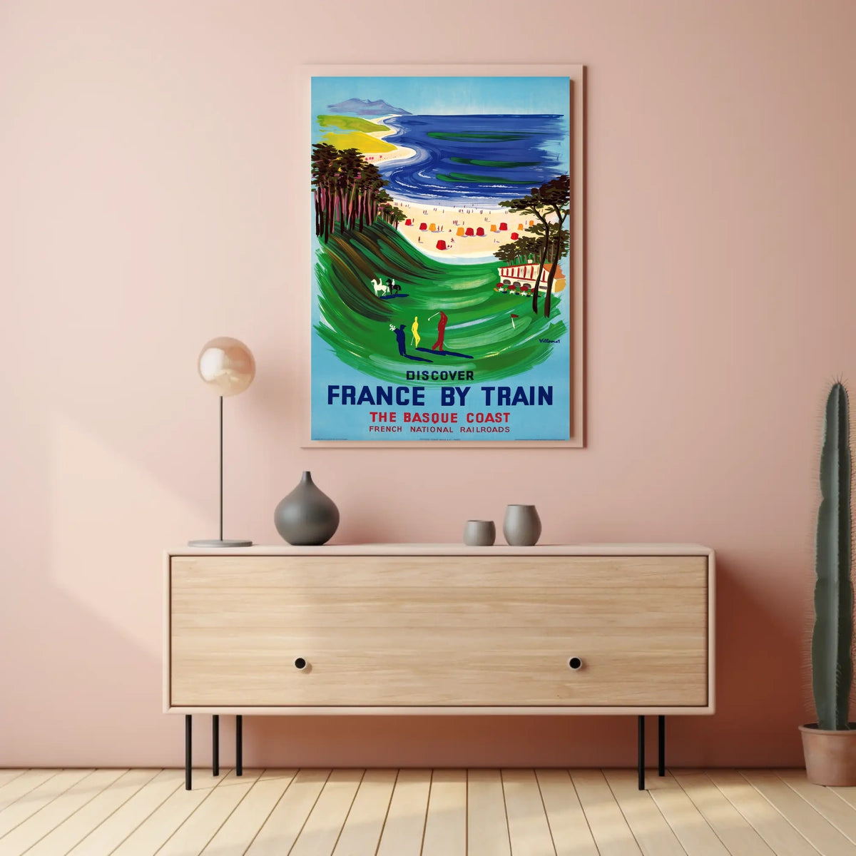 Discover The Basque Coast Poster