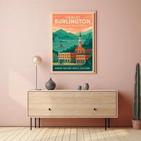 Burlington Vermont Culture and Nature Travel Poster PosterGoat