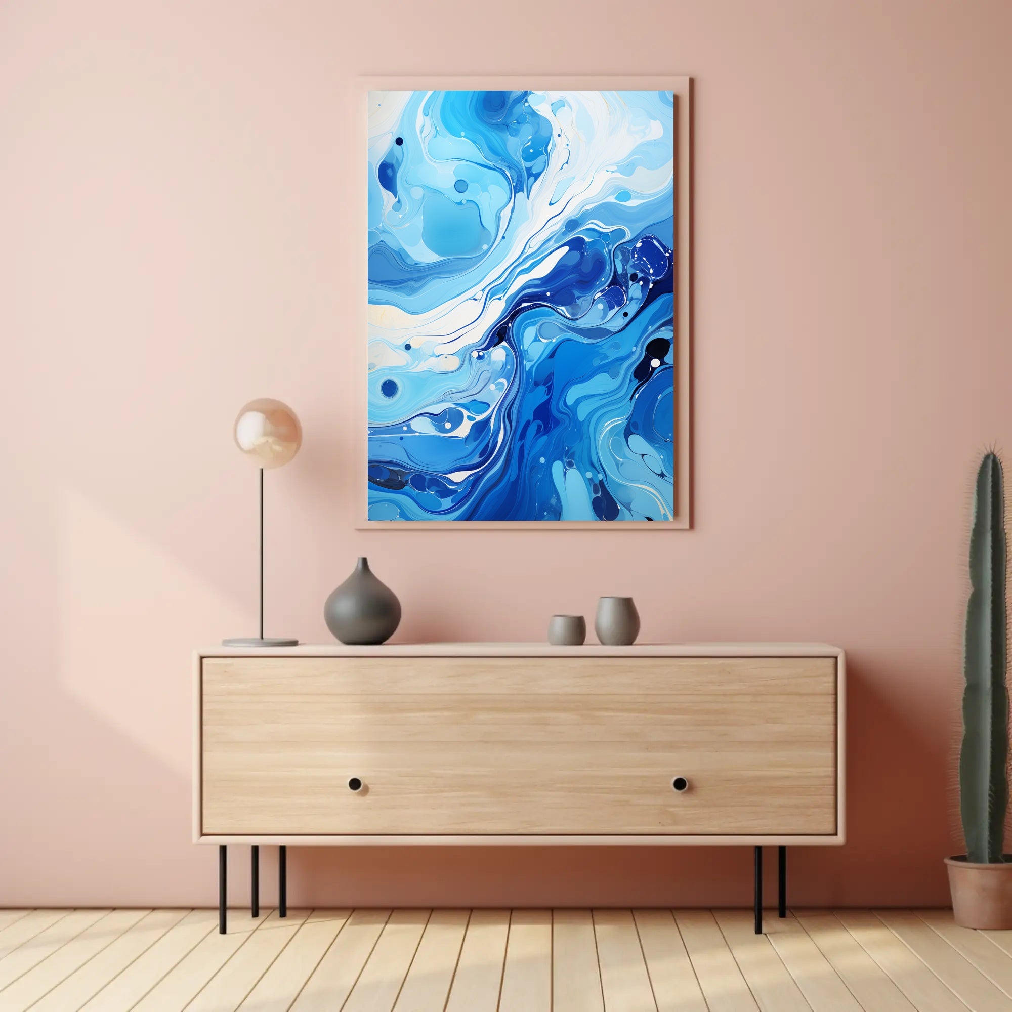 Oceanic Whirl Poster