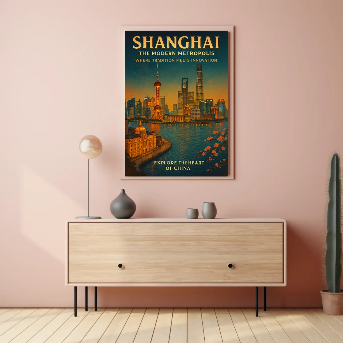 Shanghai The Modern Metropolis Poster