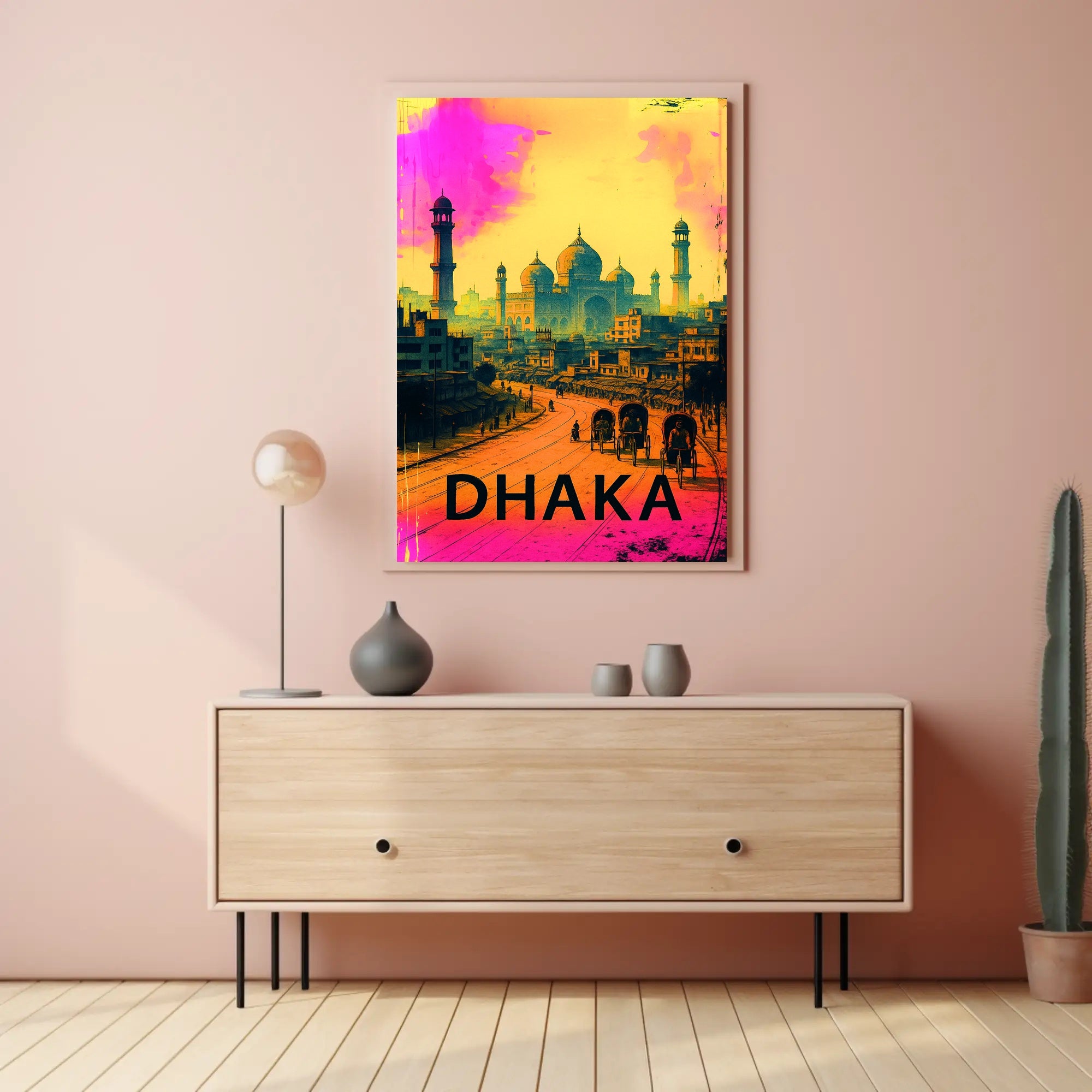 Dhaka Cityscape Poster PosterGoat