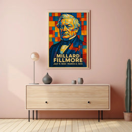 Millard Fillmore 13th President Poster