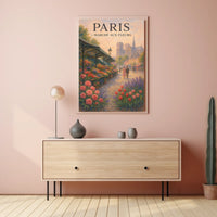 Paris Marché Aux Fleurs Poster