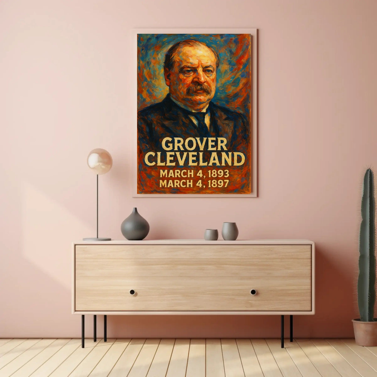 Grover Cleveland Presidential Term Poster