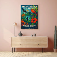 American Samoa Sanctuary National Park Poster