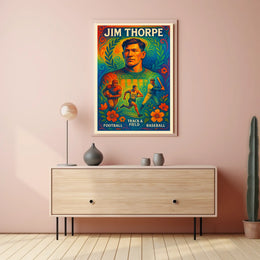 Celebrating Jim Thorpe Multisport Legend Poster