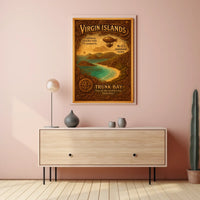 Virgin Islands Trunk Bay Poster