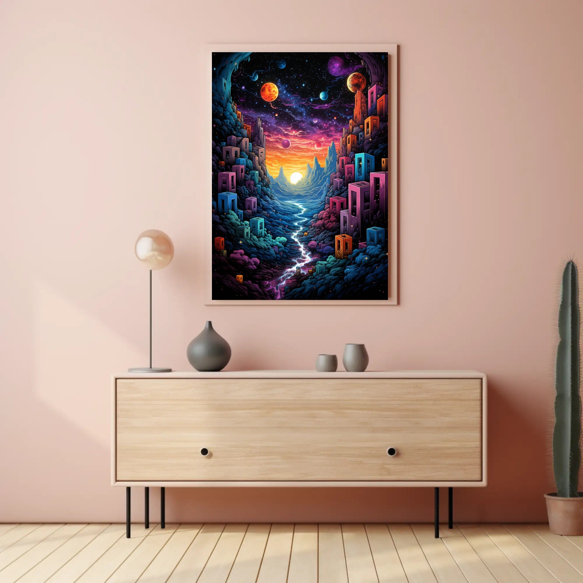Cosmic Dreamscape Poster PosterGoat