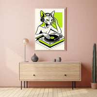 Dj Cat Vibes Poster