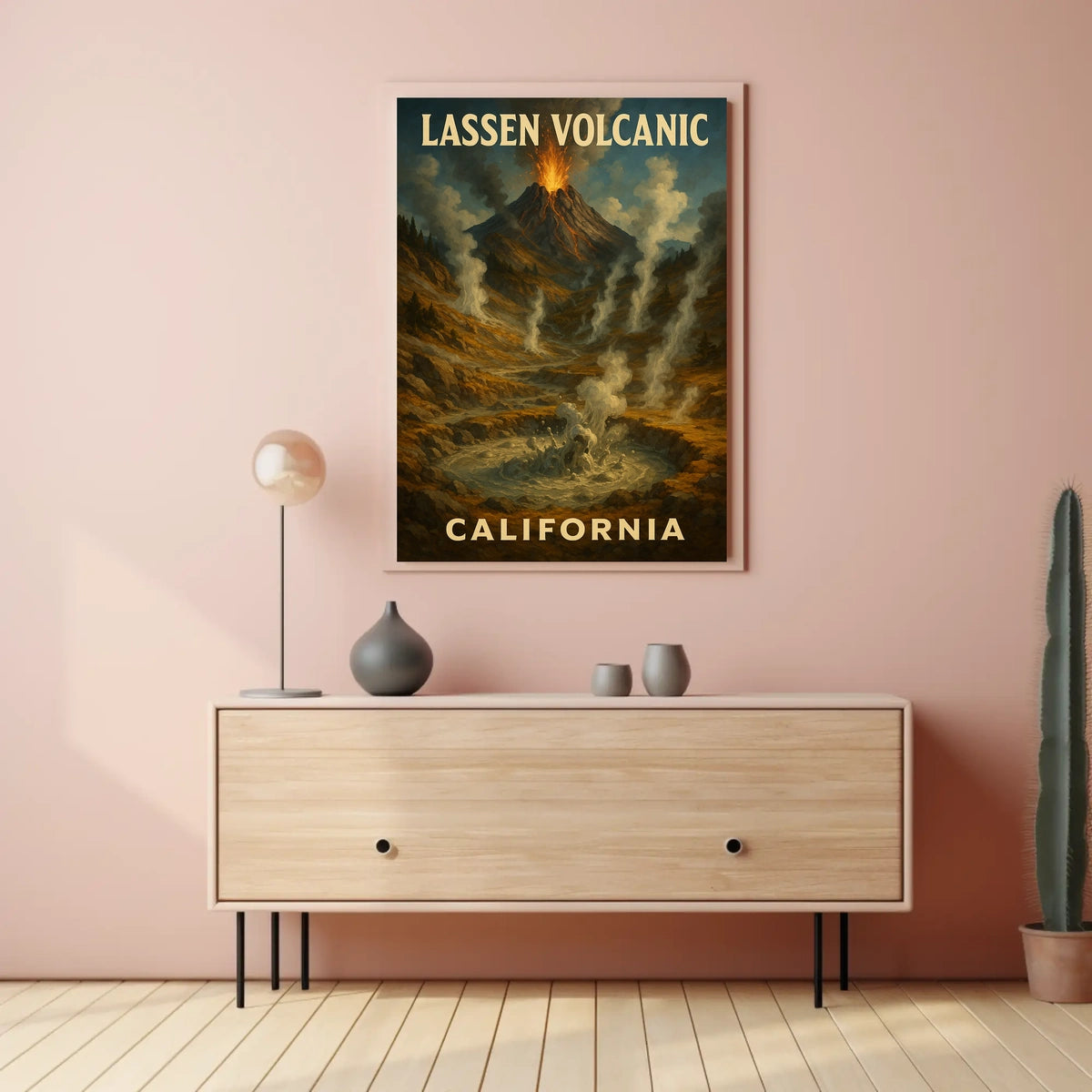 Lassen Volcanic California Poster