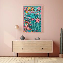 Texas Vibes Poster