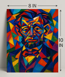 Cubist Historical Figure Art Print - Abstract or Artistic Poster