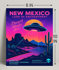 New Mexico Land of Enchantment Poster PosterGoat