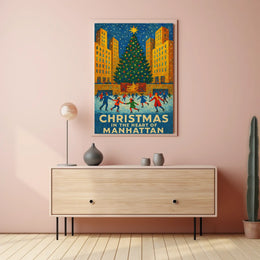 Christmas In Manhattan Poster