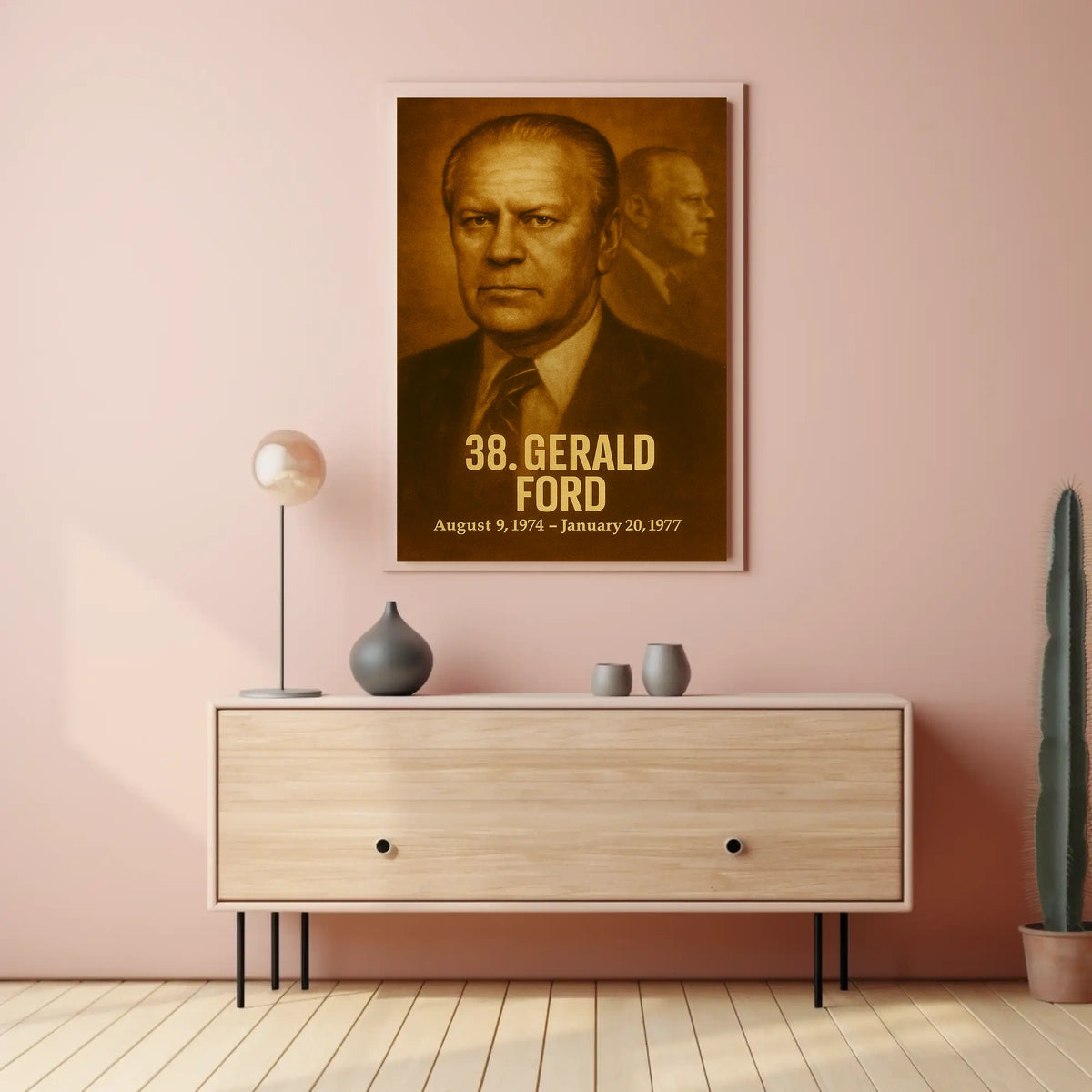 Gerald Ford 38Th President Poster
