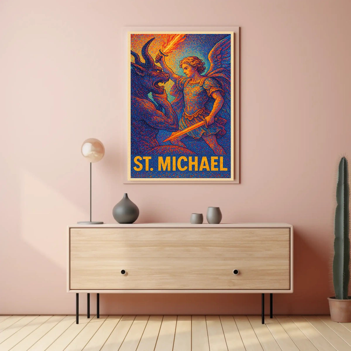 Saint Michael Wall Art poster