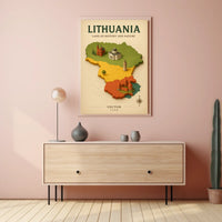 Lithuania Land Of History And Nature Poster