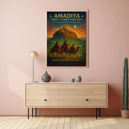 Amadiya Home to the Three Wise Men Poster