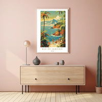 Rio De Janeiro A Tropical Escape Poster