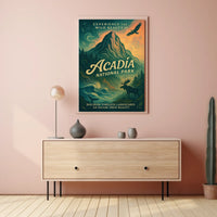 Discover The Beauty Of Acadia Poster