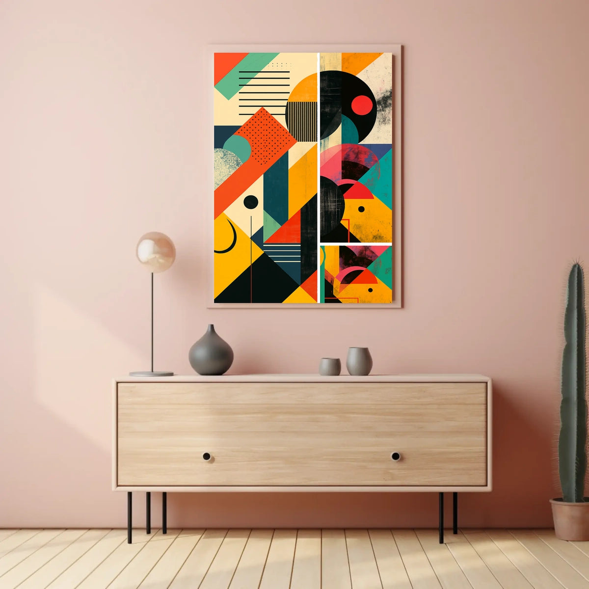 Geometric Abstraction Abstract Poster