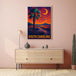 South Carolina Sunset Poster