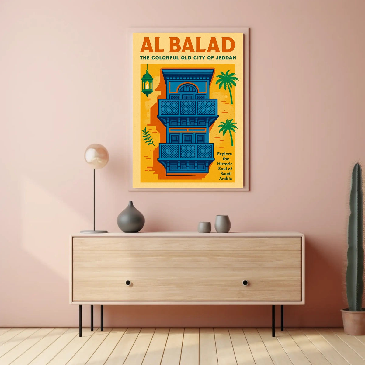 Al Balad The Colorful Old City Of Poster