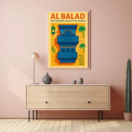 Al Balad The Colorful Old City Of Poster