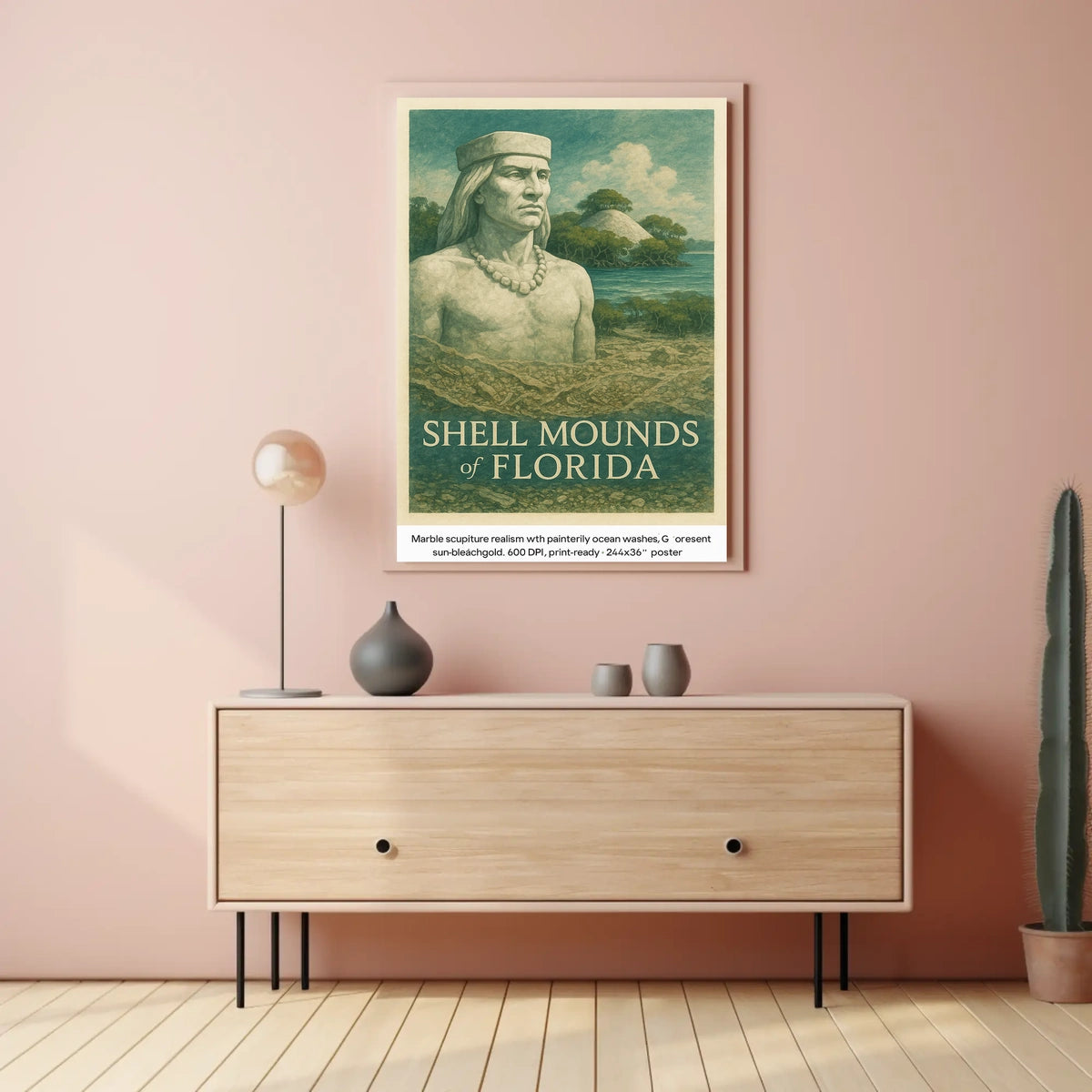 Shell Mounds Of Florida Poster