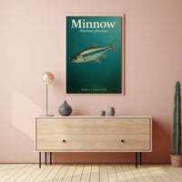 Minnow Phoxinus phoxinus Poster PosterGoat