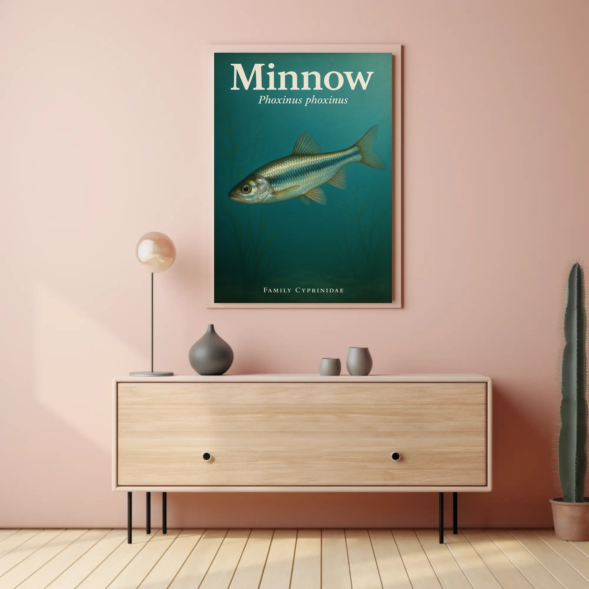 Minnow Phoxinus phoxinus Poster PosterGoat