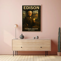 Thomas Edison The Inventor From New Poster