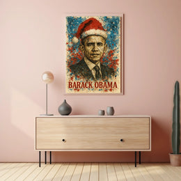 Barack Obama 44th President of the United States Christmas SeriesPoster