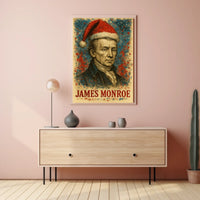 James Monroe 5th President of the United States Christmas SeriesPoster