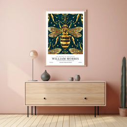 Victorian Era Bee Artistry Heritage William Morris Art Poster