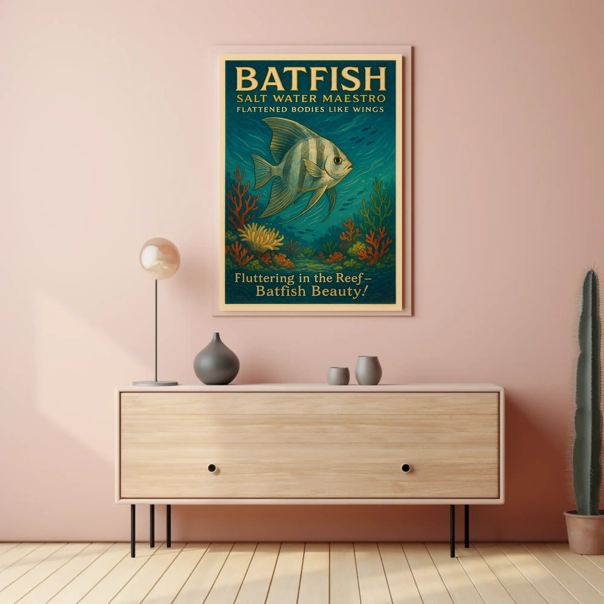 Batfish Salt Water Maestro Poster