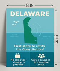 Delaware Shoppers Paradise Wall Art Print PosterGoat