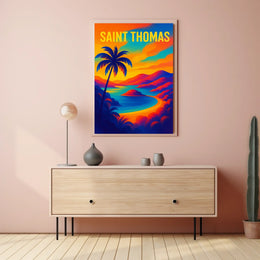 Saint Thomas Tropical Getaway Poster