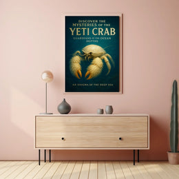 Discover the Mysteries of the Yeti Crab Poster