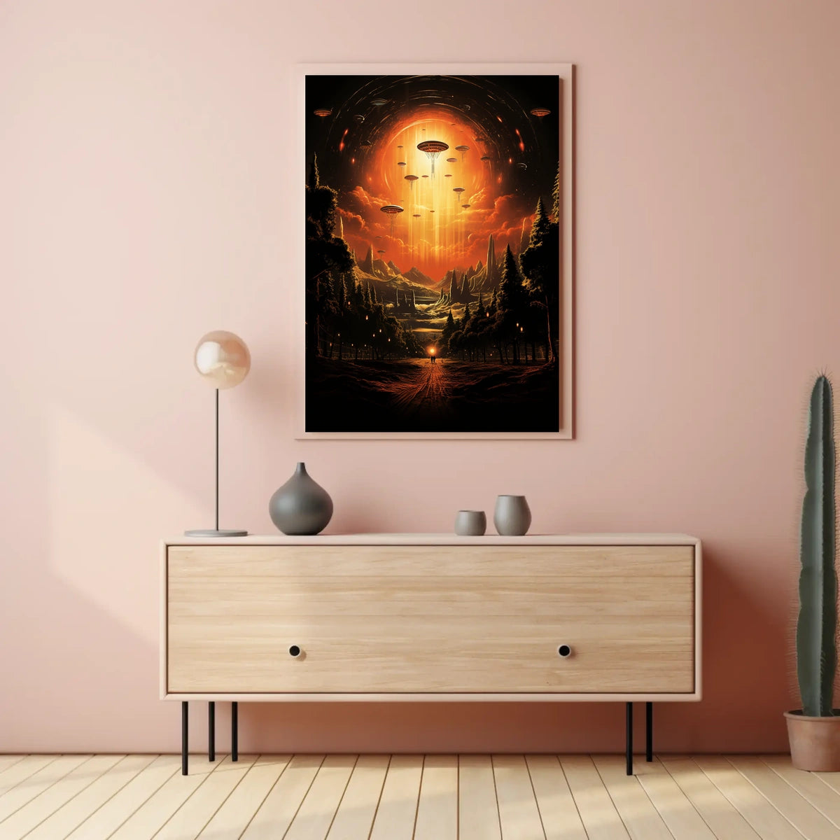Celestial Arrival Poster
