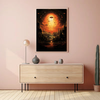 Celestial Arrival Poster