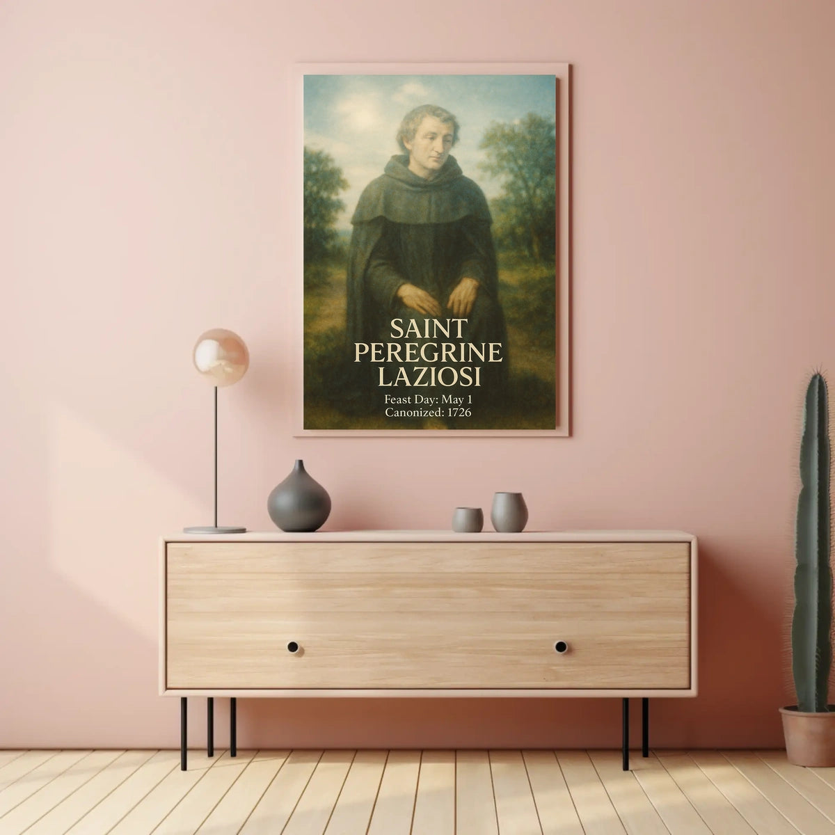 Saint Peregrine Laziosi Poster
