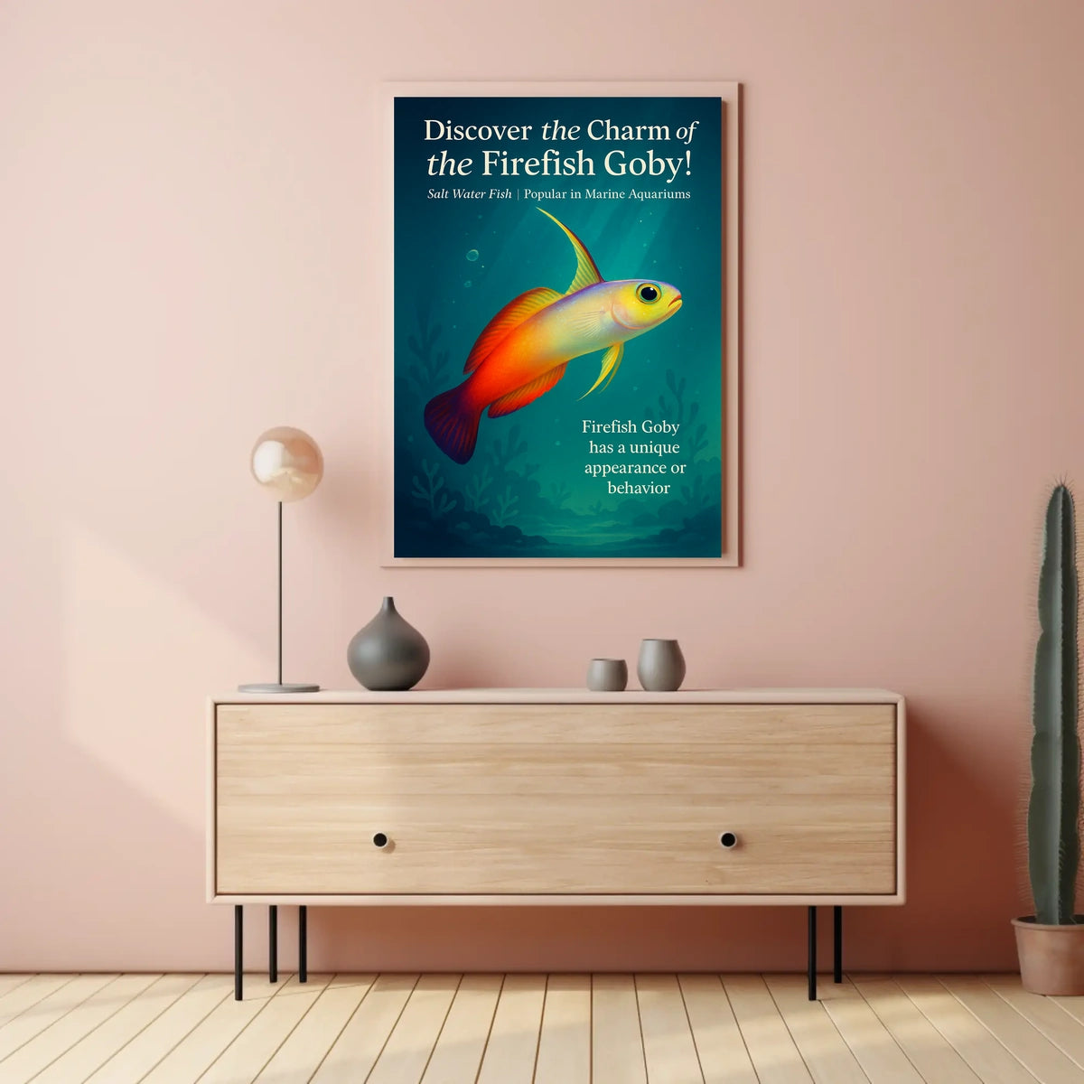 Discover The Charm Of The Firefish Goby Poster