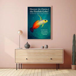 Discover The Charm Of The Firefish Goby Poster
