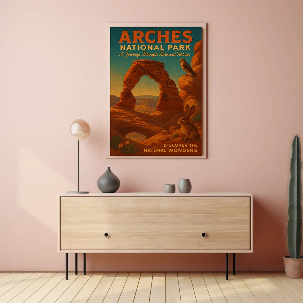 Arches Architectural Elegance Art Poster