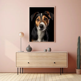 Portrait Of A Dog Poster PosterGoat