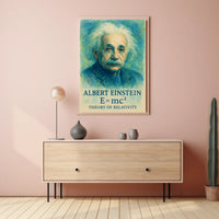 Albert Einstein Theory Of Relativity Poster
