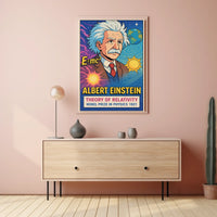 Albert Einstein Theory Of Relativity Poster